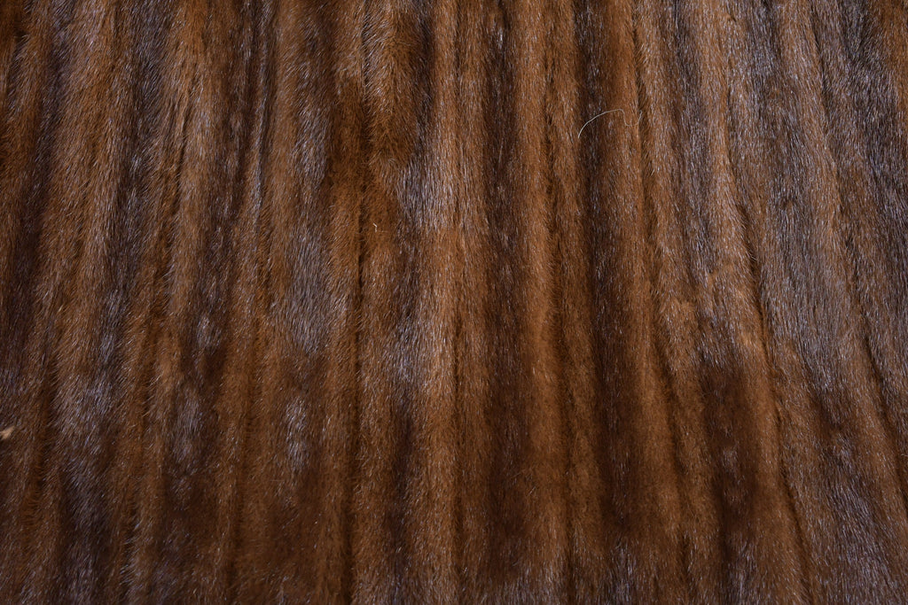 Vintage 1960s Full Length Chestnut Mink Fur Coat