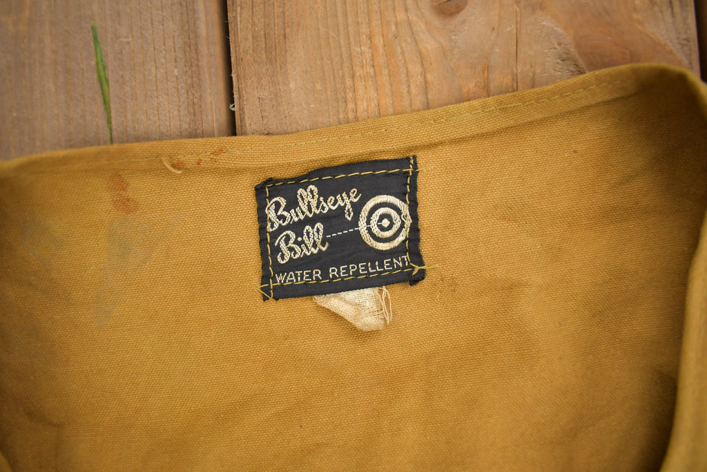 Vintage 1970s Bullseye Bill Hunting Vest