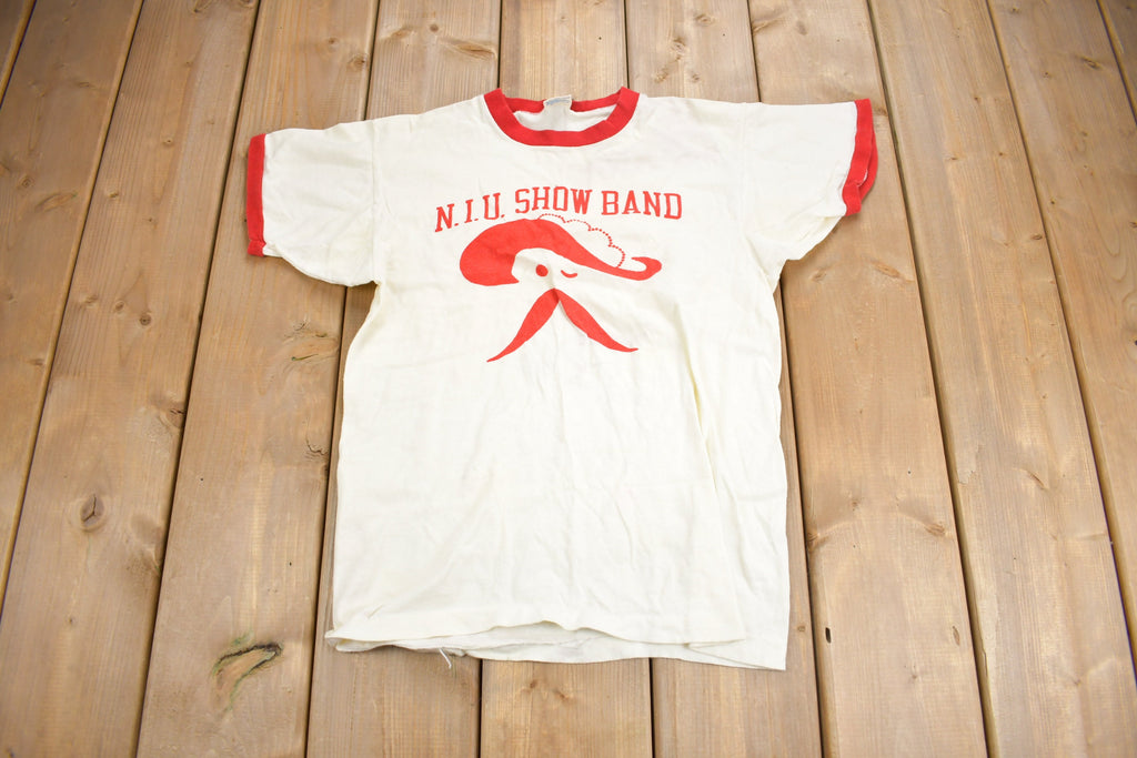 Vintage 1980s Northern Illinois University Collegiate Champion T-Shirt