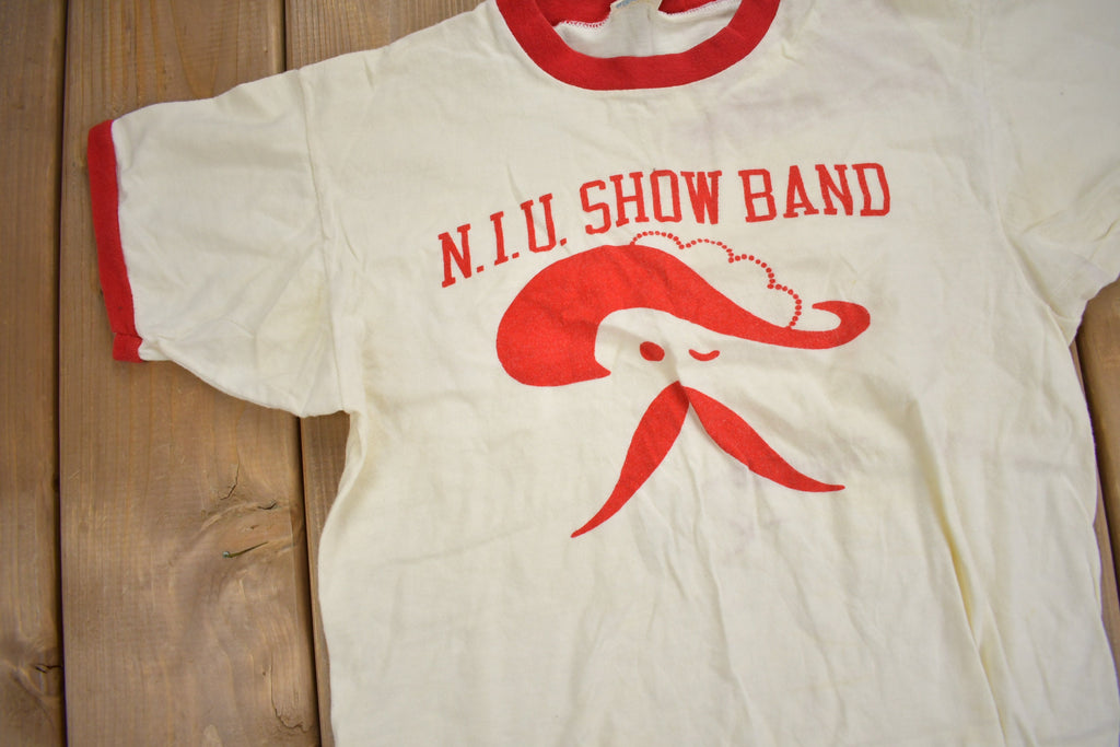 Vintage 1980s Northern Illinois University Collegiate Champion T-Shirt