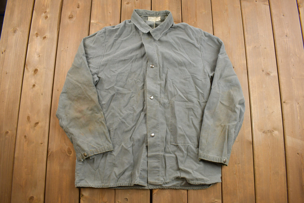 Vintage 1960s Grey Button Up Shirt