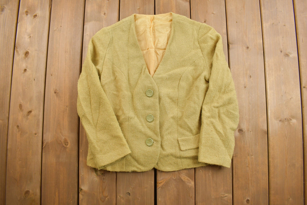 Vintage 1960s Wool Cardigan Sweater