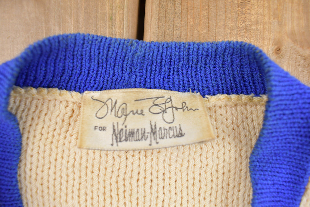 Vintage 1960s Knitted Short Sleeve Cardigan Sweater