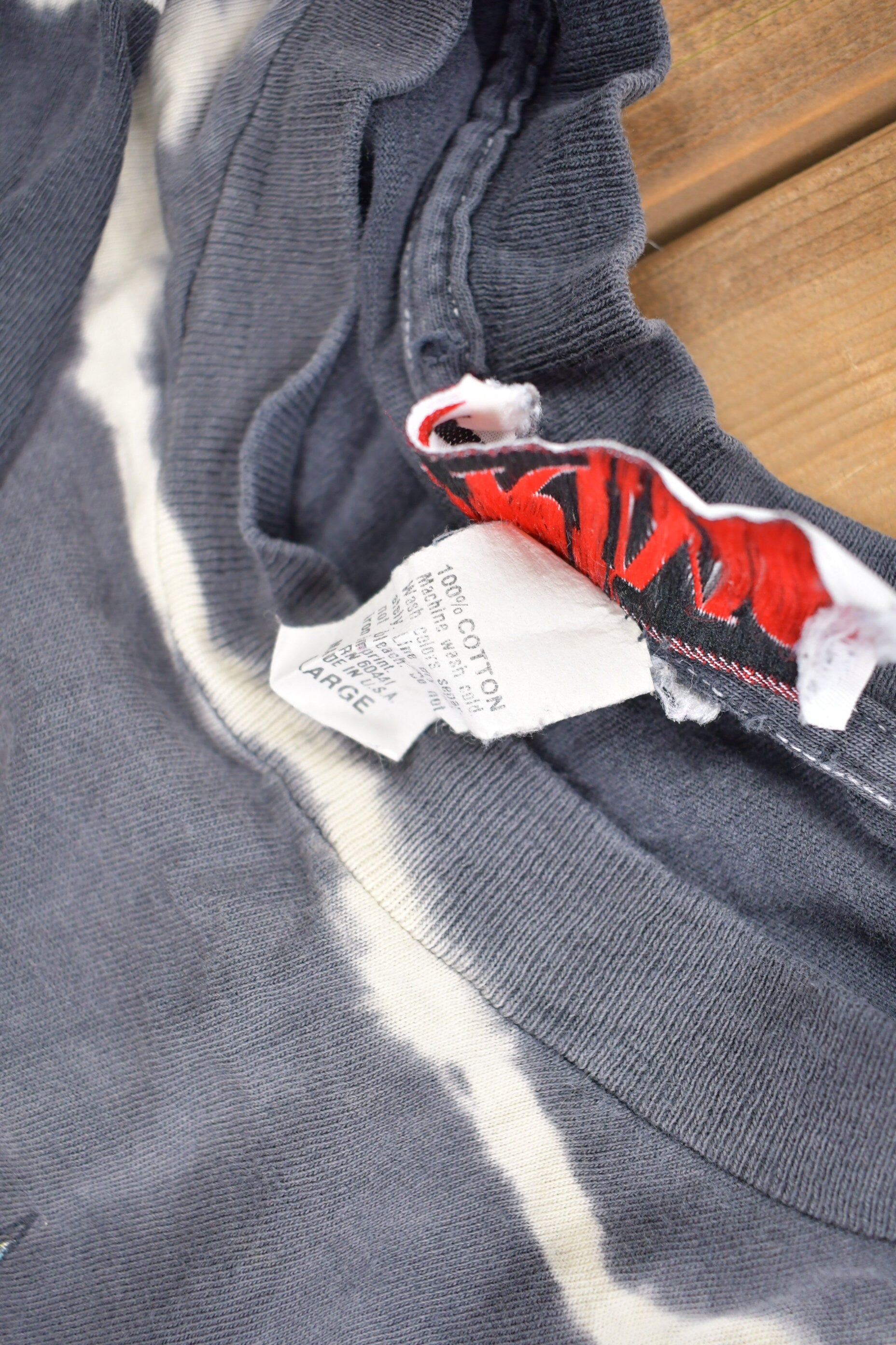 Vintage 1980s Batman DC Comics All Over Print Tie Dye T-Shirt