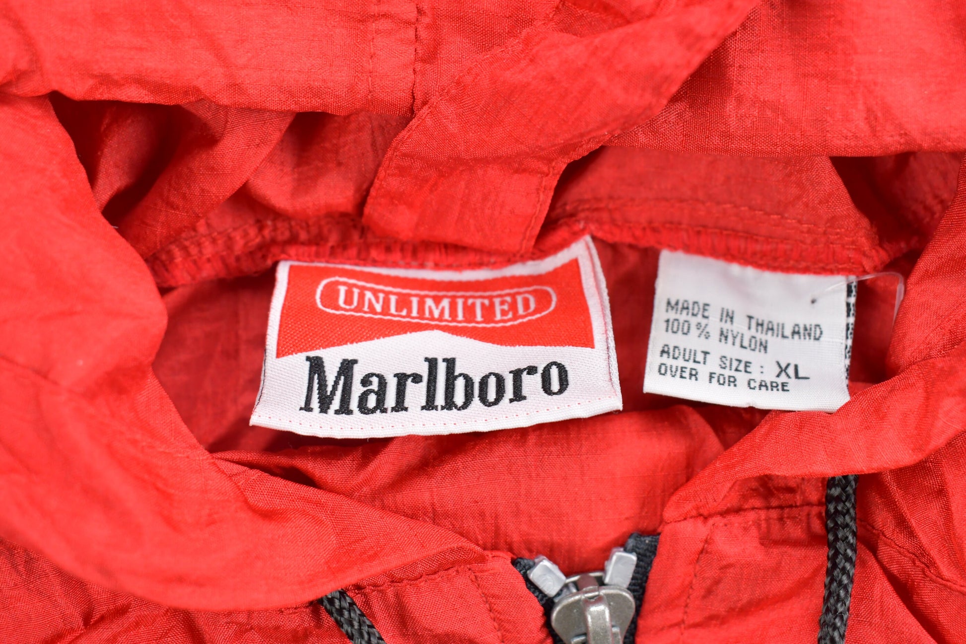 Vintage 1990s Marlboro Unlimited Windbreaker Jacket