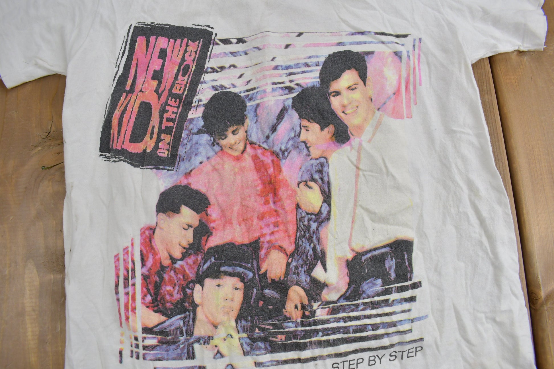 Vintage 1990 New Kids On The Block Magic Summer T Shirt