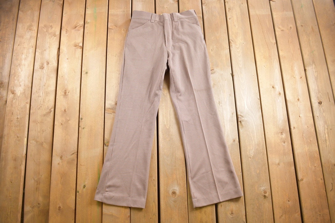 Vintage 1970s Flared Pants Size 30 x 32