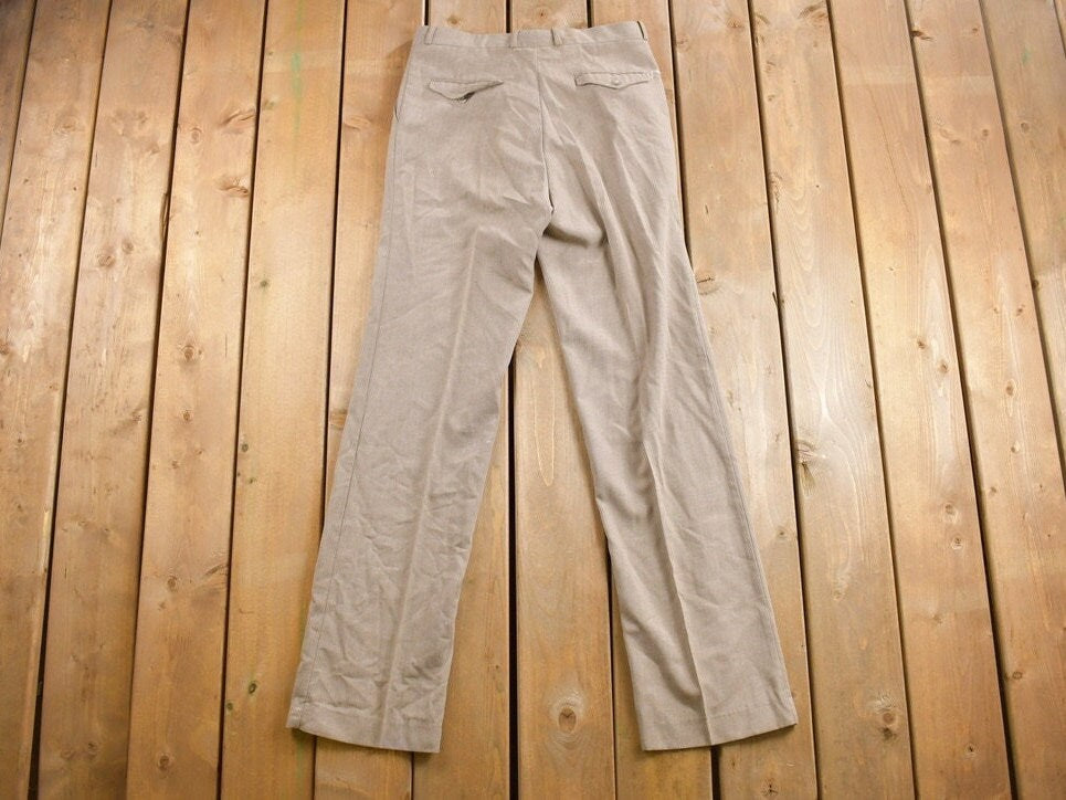 Vintage 1970s Cotler Pleated Trousers Size 32 x 34