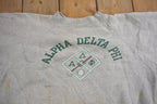 Vintage 1950s Alpha Delta Phi Raglan Crewneck Sweatshirt