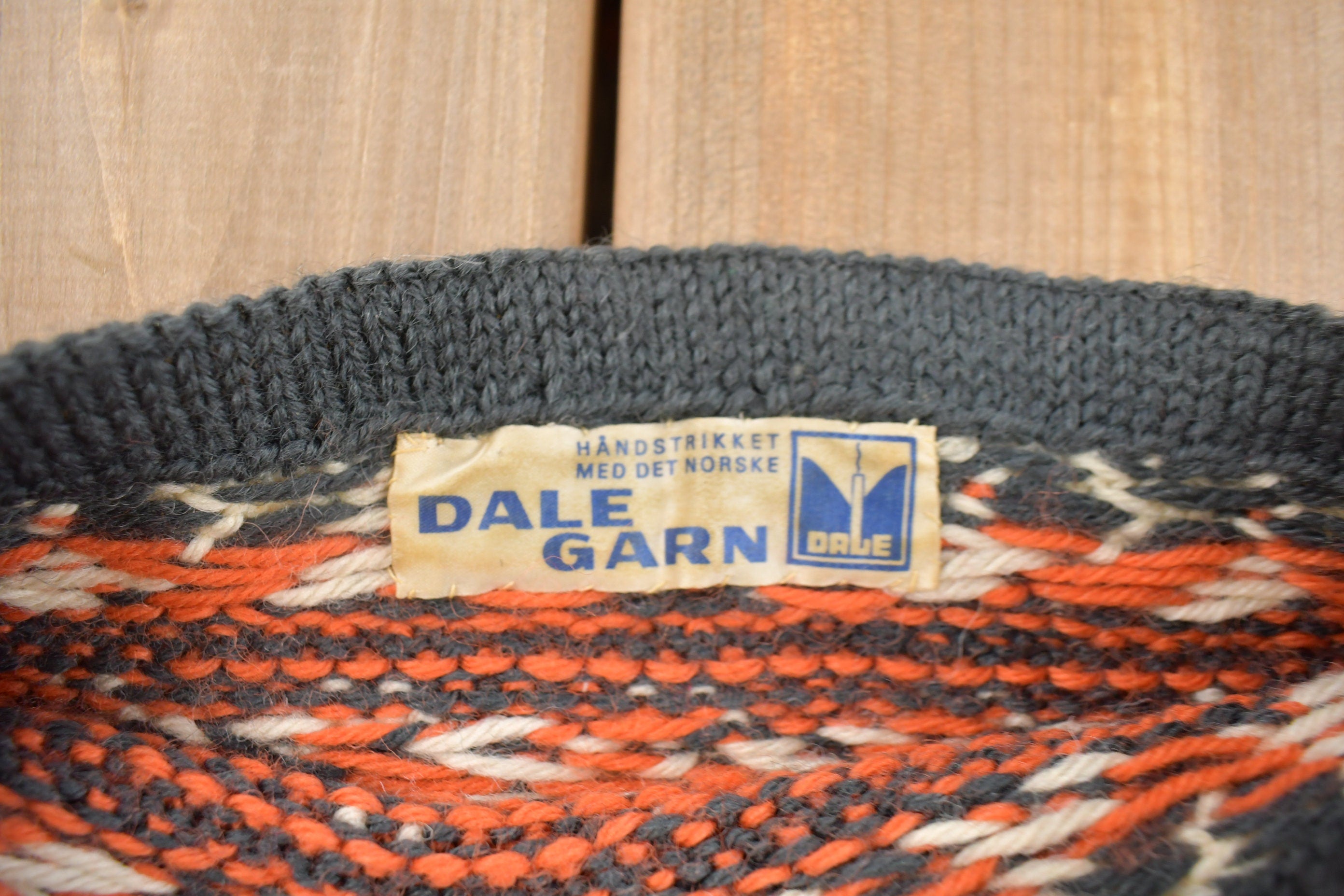 Vintage 1960s Dale Garn Knitted Sweater