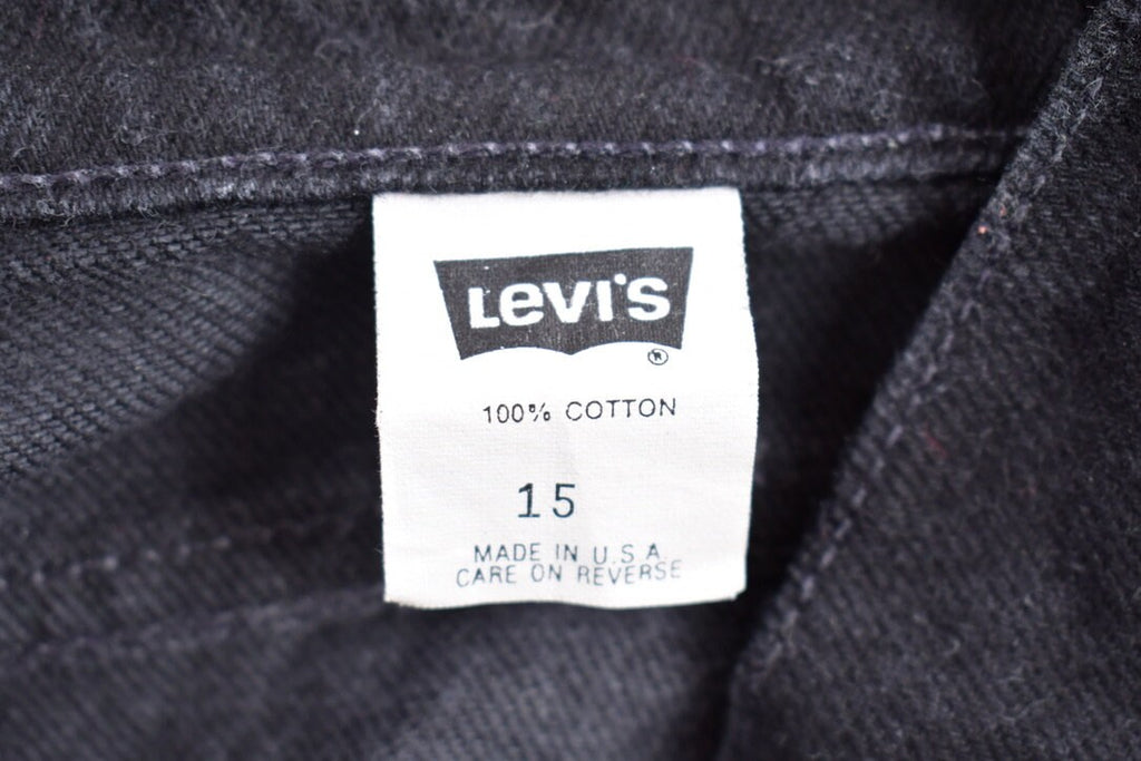 Vintage 1990s Levi's Red Tab Black Denim Jeans Size 31 x 29