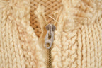 Vintage 1960s Hunting Cowichan Knit Cardigan Sweater