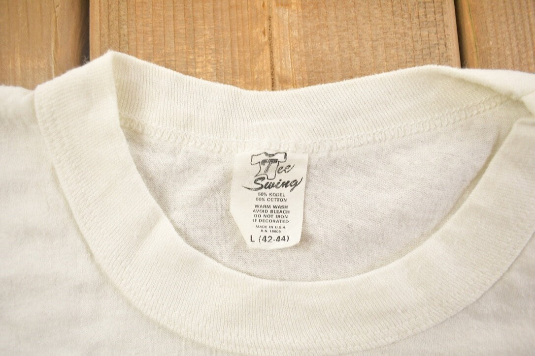 Vintage 1990s 13th Annual Jean Mitchell Memorial Race Graphic T Shirt