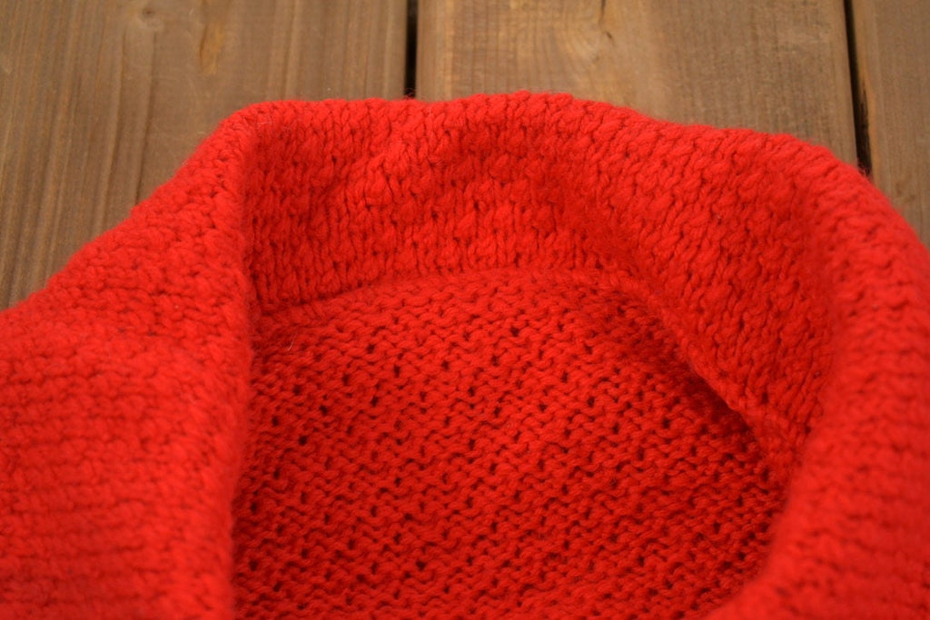 Vintage 1960s Collared Knit Cardigan Sweater