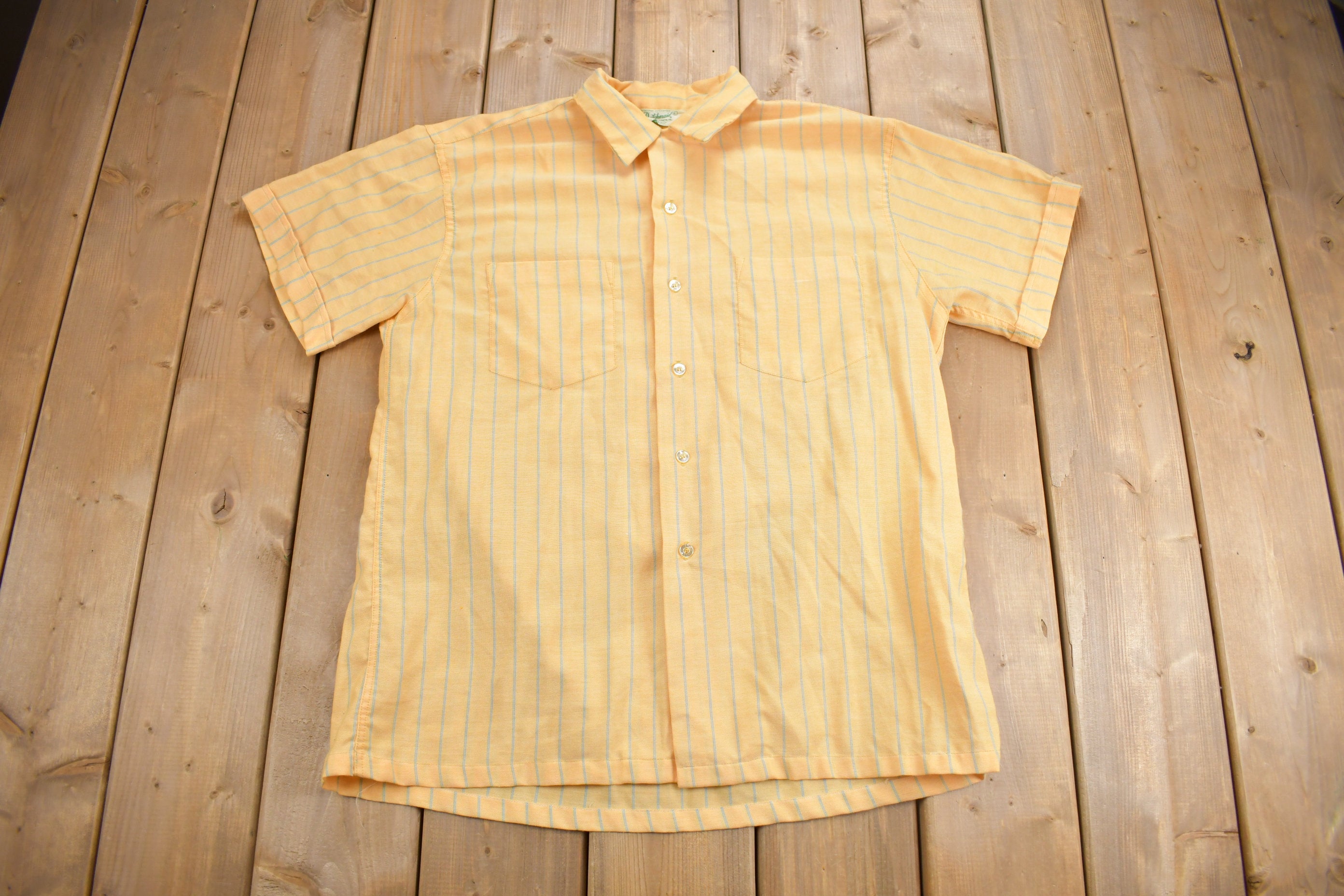 Vintage 1950s Dutchmaid Striped Button Up Shirt