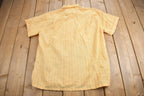 Vintage 1950s Dutchmaid Striped Button Up Shirt