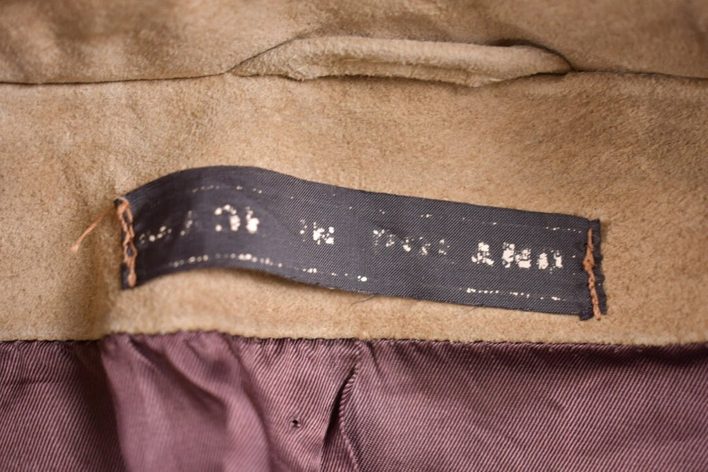 Vintage 1960s Suede Leather Long Coat