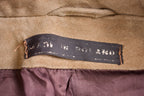 Vintage 1960s Suede Leather Long Coat