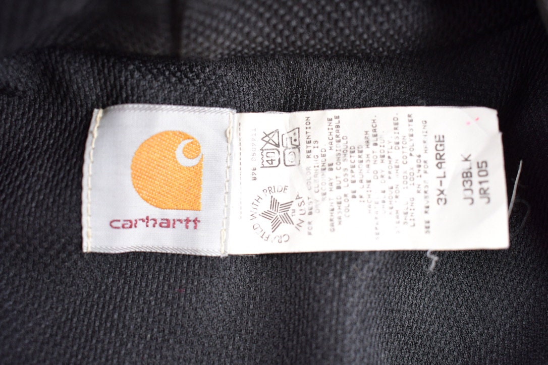 Vintage 1980s Hooded Carhartt Work Jacket