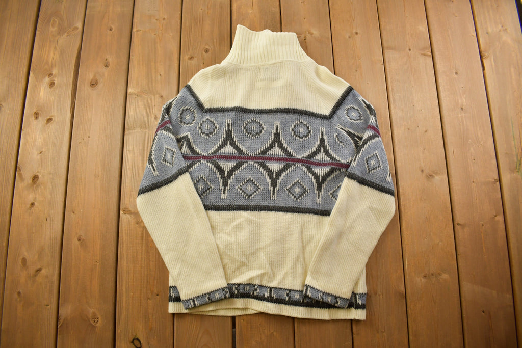 Vintage 1990s London Fog 100% Wool Knit Sweater