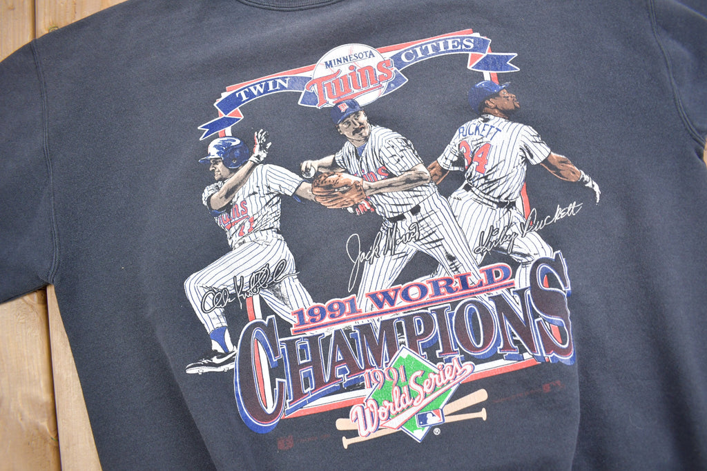 Vintage 1991 Minnesota Twins MLB Crewneck Sweatshirt