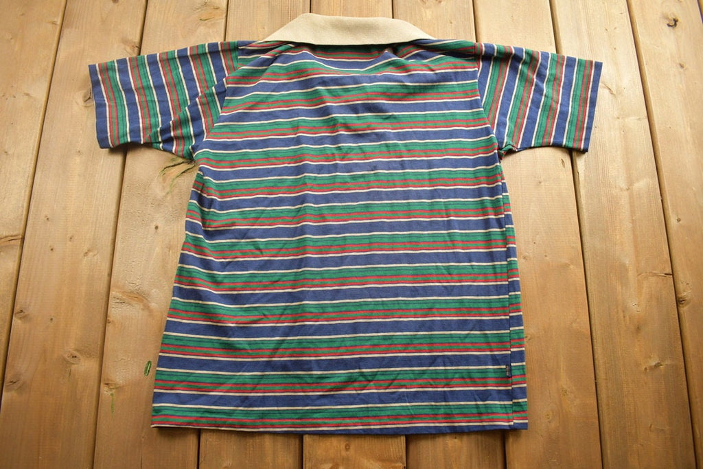 Vintage 1990s Levi's Striped Collard T-Shirt