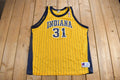 Vintage 1990s Indiana Pacers NBA Reggie Miller Basketball Jersey