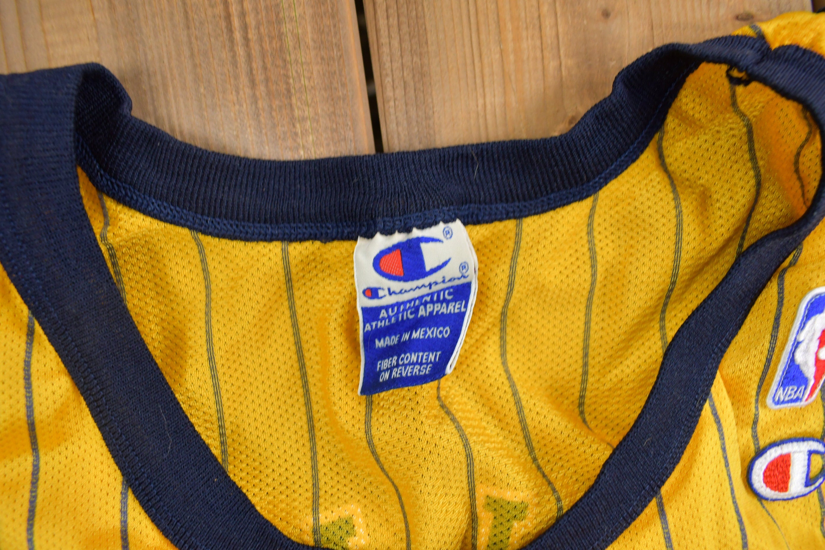 Vintage 1990s Indiana Pacers NBA Reggie Miller Basketball Jersey