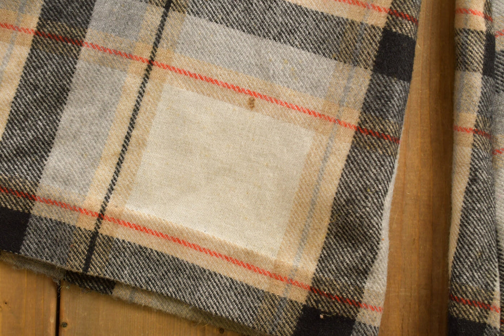 Vintage 1970s Big Flared Plaid Pants Size 26 x 31