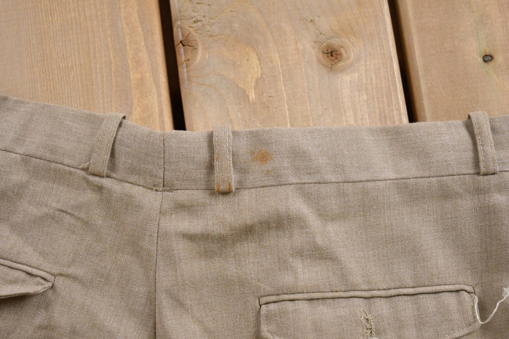 Vintage 1970s Cotler Pleated Trousers Size 32 x 34