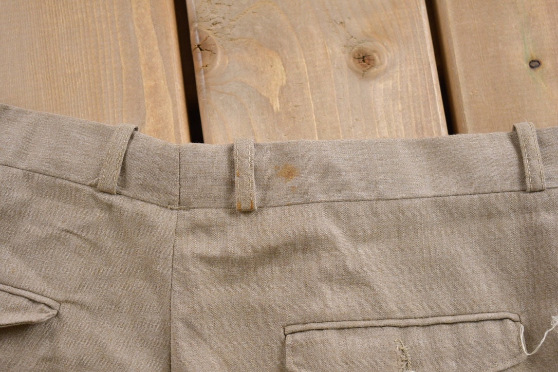 Vintage 1970s Cotler Pleated Trousers Size 32 x 34