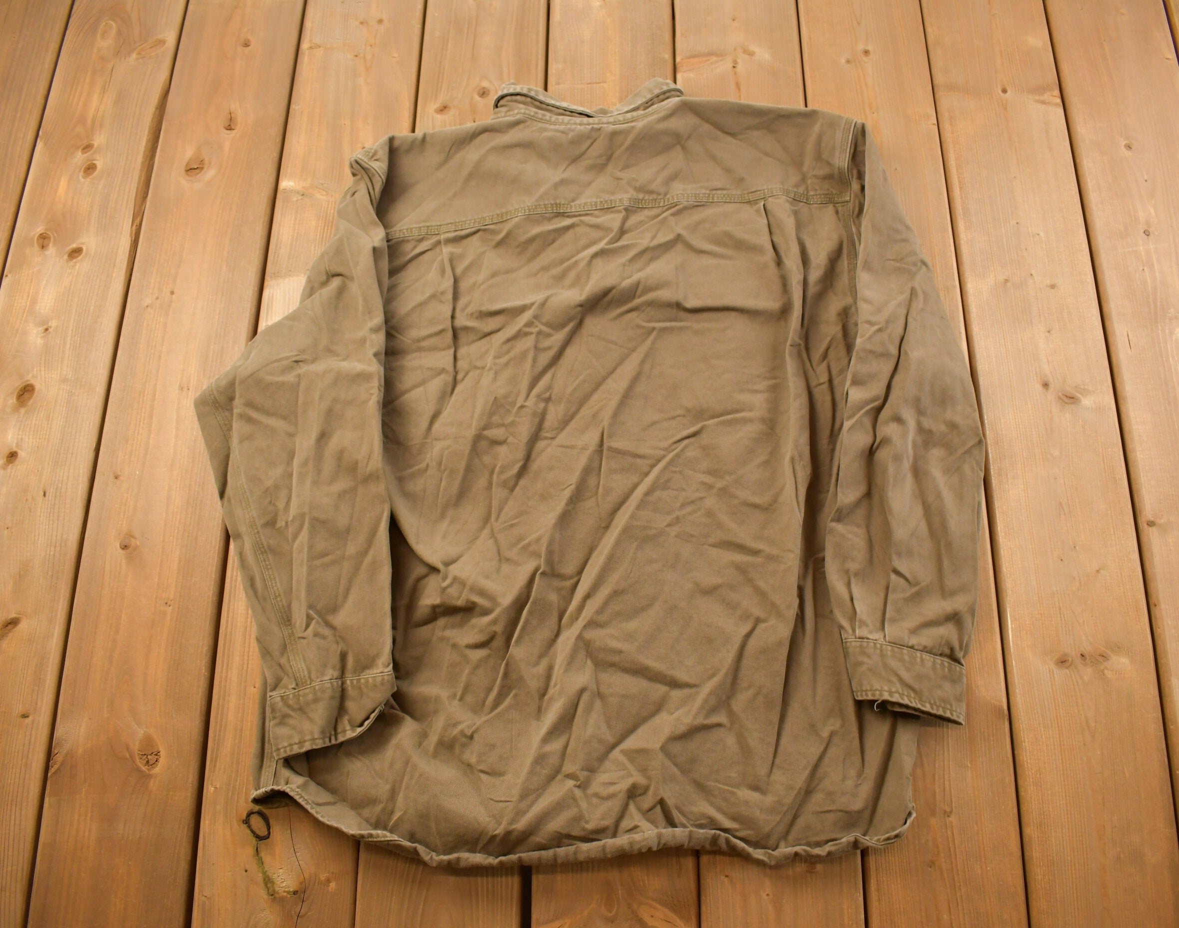 Vintage 1990s  Blank Carhartt Button Up Shirt