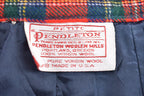 Vintage 1970s Petite Pendleton Plaid Skirt Size 25 x 23