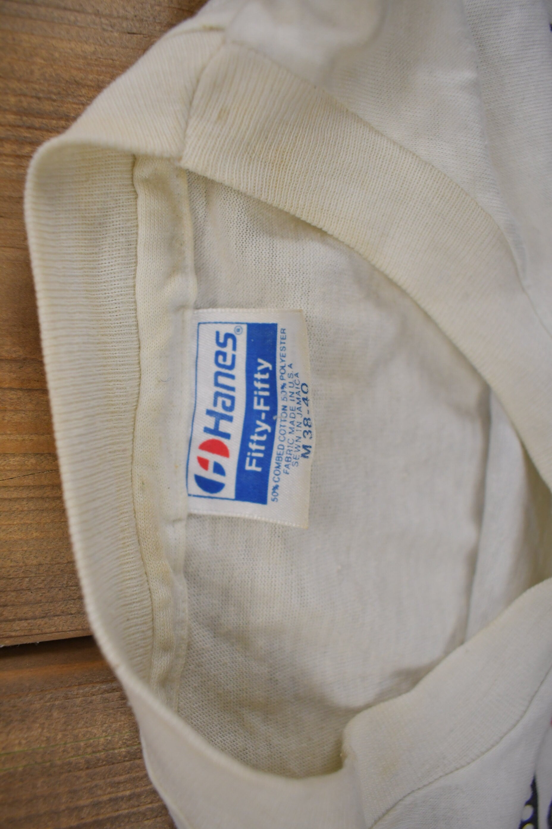 Vintage 1988 Detroit Red Wings Bob Probert Knock Out Champ T-Shirt