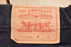 Vintage 1990s Levi's Red Tab Black Denim Jeans Size 31 x 29