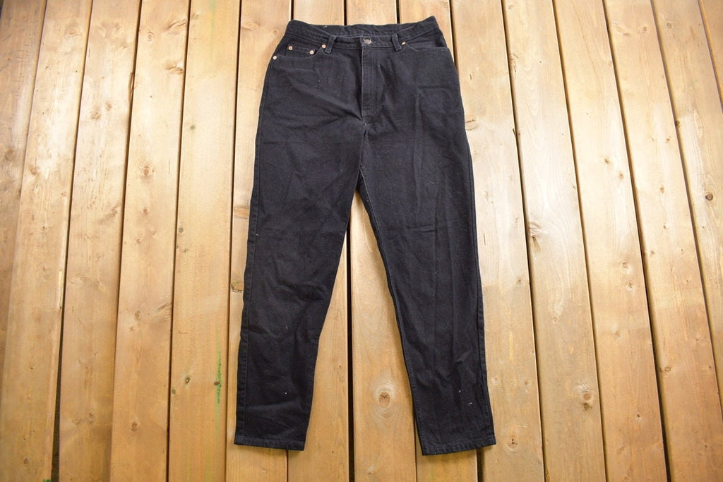 Vintage 1990s Levi's Red Tab Black Denim Jeans Size 31 x 29