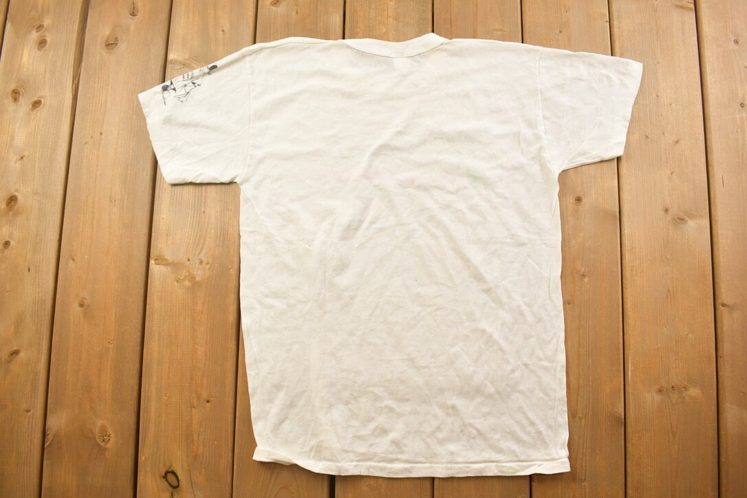 Vintage 1990s 13th Annual Jean Mitchell Memorial Race Graphic T Shirt