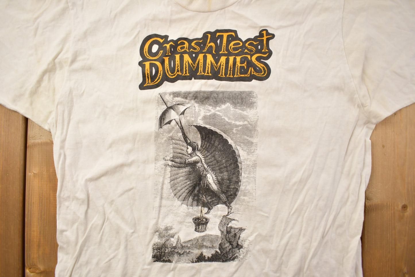 Vintage 1992 Crash Test Dummies Tour Band T-shirt / Band Tee / Single Stitch / Made in Canada / Music Promo / Premium Vintage