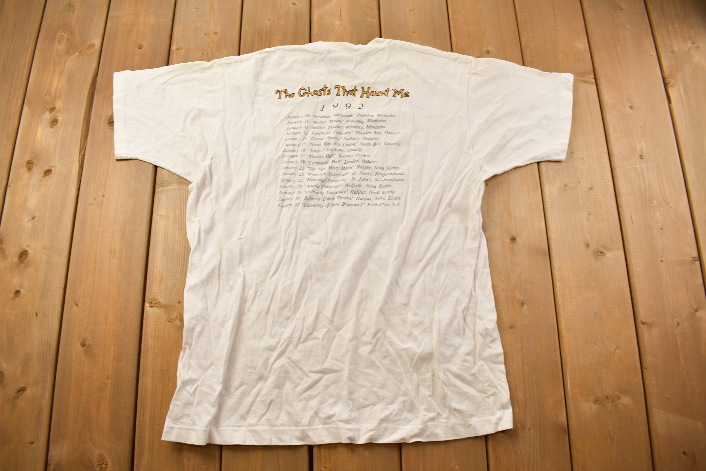 Vintage 1992 Crash Test Dummies Tour Band T-shirt