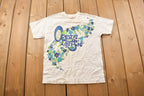 Vintage 1990s Ocean Pacific Flowers Graphic T Shirt