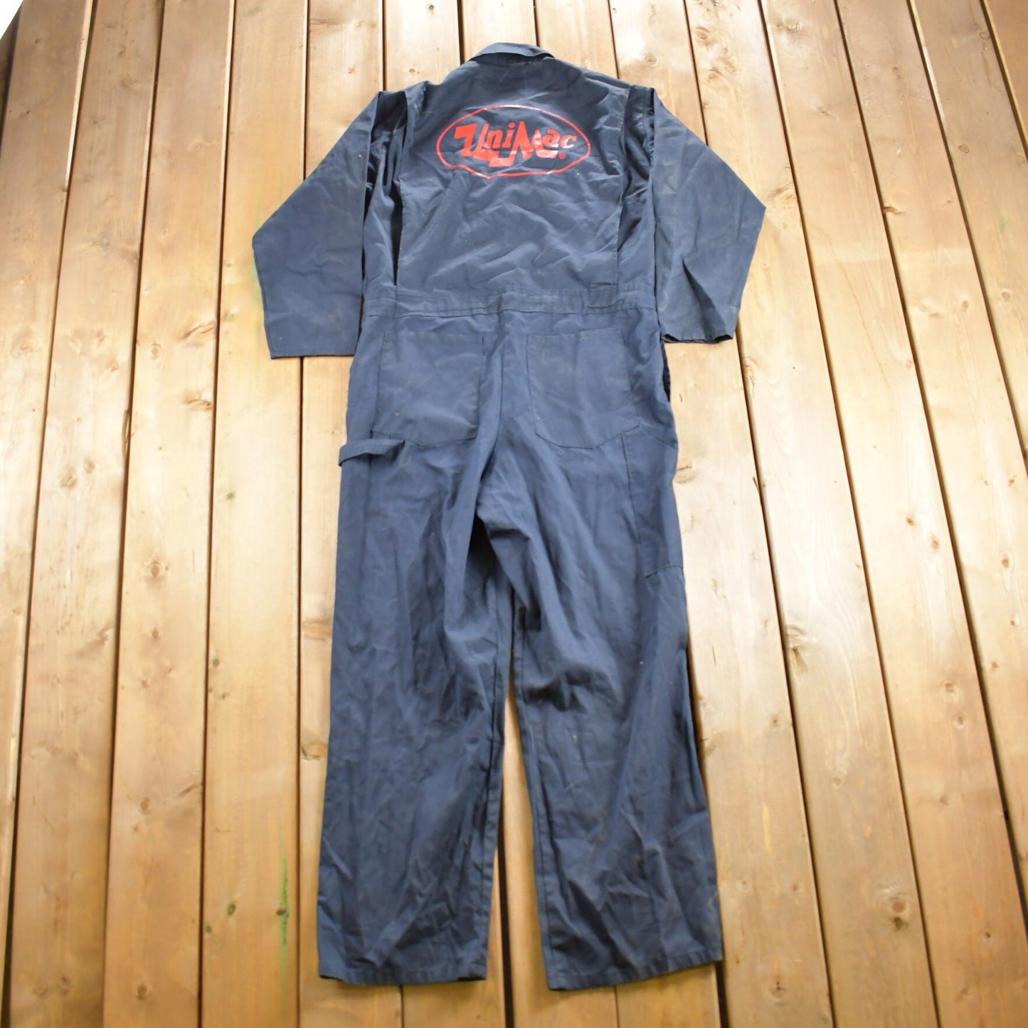 Vintage 1980s Lab Safety Sanforized Coverall Jumpsuit / Made in USA / American Vintage / Vintage Workwear / True Vintage