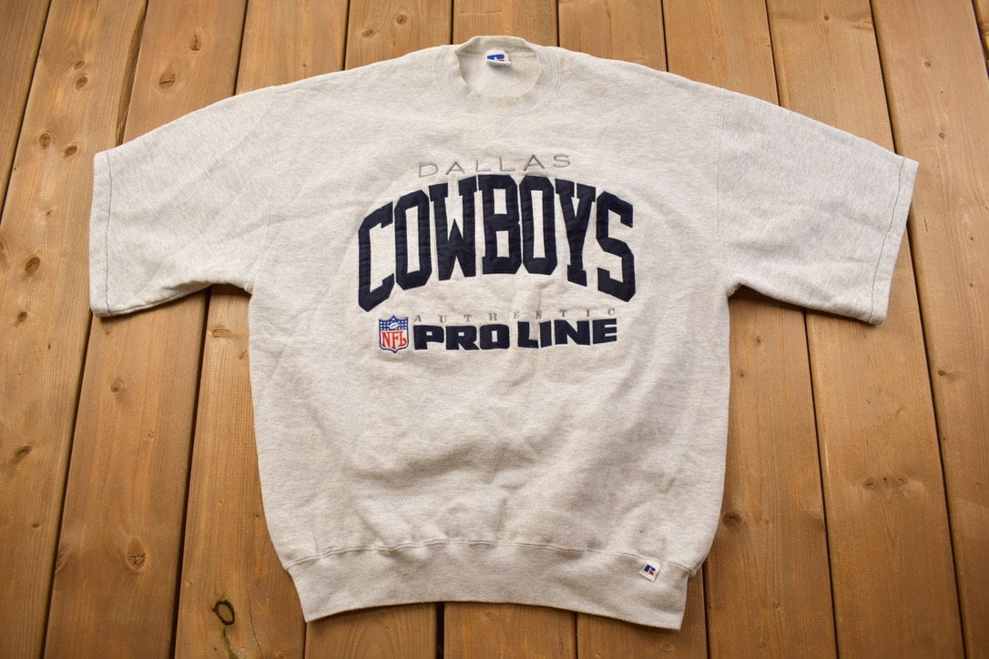 Vintage 1990s Dallas Cowboys Pro Line NFL Crewneck Sweatshirt / Made In USA / Football / Sportswear / Americana