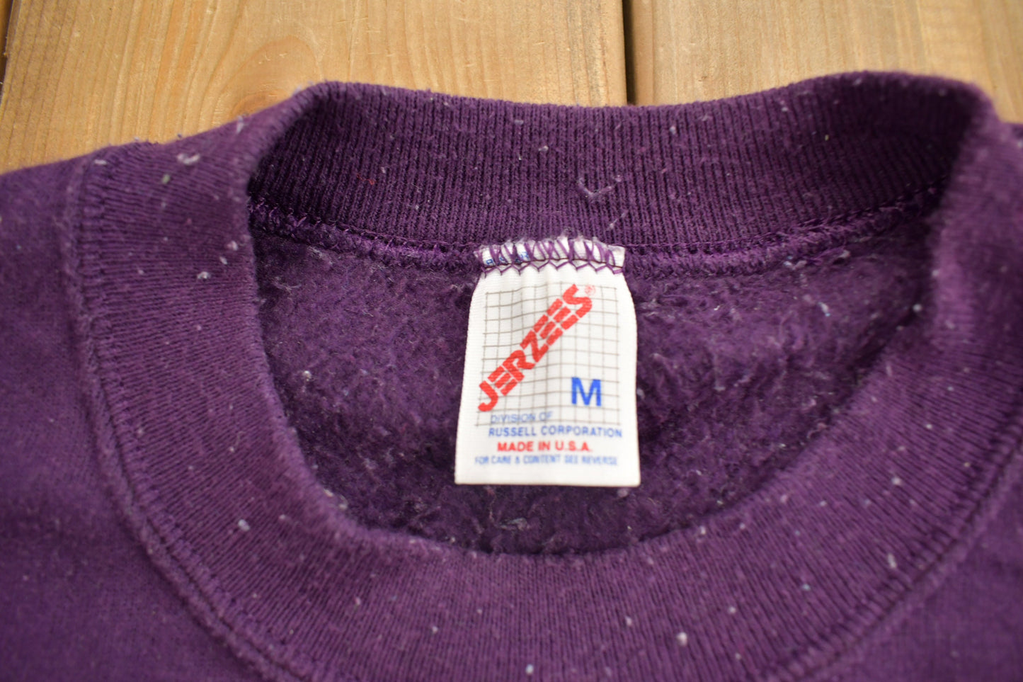 Vintage 1990s Purple Jerzees Blank Crewneck Sweatshirt / 90s Crewneck / Made In USA / Essential / Streetwear / 90s Blank