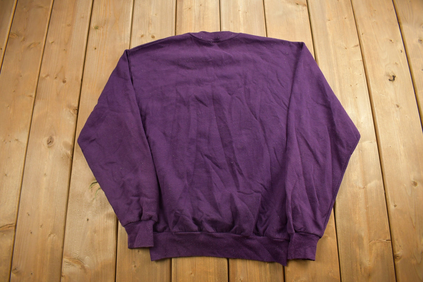 Vintage 1990s Purple Jerzees Blank Crewneck Sweatshirt / 90s Crewneck / Made In USA / Essential / Streetwear / 90s Blank