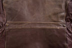 Vintage 1950s Aldencrest Brown Horsehide Leather Jacket