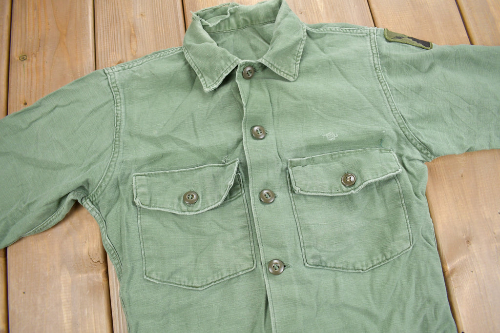 Vintage 1969 OG-107 US Military Sateen Shirt