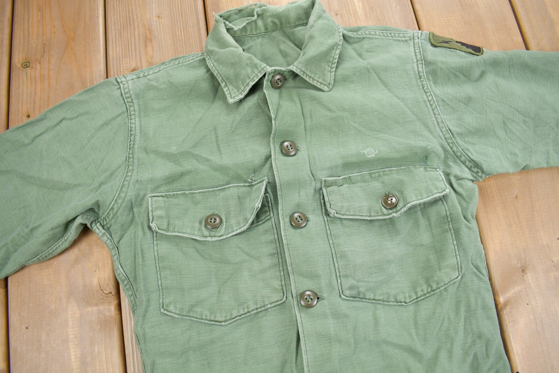 Vintage 1969 OG-107 US Military Sateen Shirt