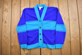 Vintage 1960s New York Jeans Knitted Cardigan Sweater