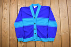 Vintage 1960s New York Jeans Knitted Cardigan Sweater