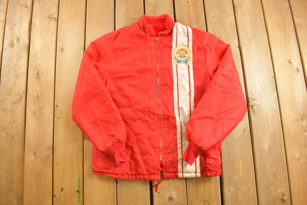 Vintage 1960s Korean Veteran Fur Lined Windbreaker